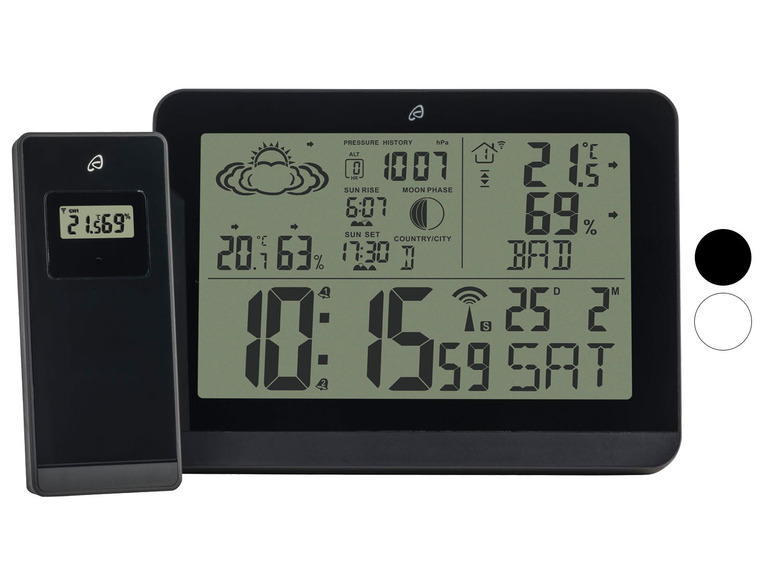 Aller en mode plein écran AURIOL® Station météo radio-pilotée - Photo 1