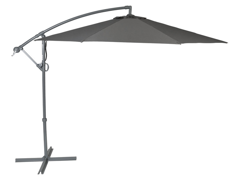 Aller en mode plein écran Parasol flottant Ø 3 m anthracite LIVARNO home - Photo 1