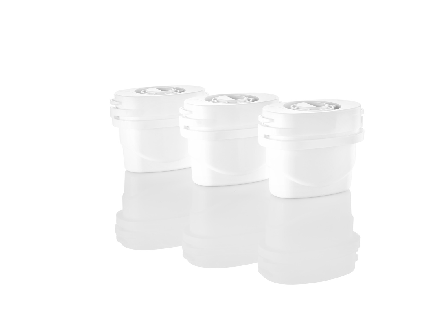 Lot de 6 Disques Filtrants à eau pour Bouteilles Filtrantes Brita Fill and Go, Mavea pour Réduire le Chlore, les Microparticules et Autres Substances Altérant le Goût de l'eau du Robinet