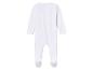 Witte babypakje met lange mouwen