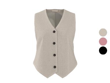 ESMARA® Gilet pour femmes avec lin