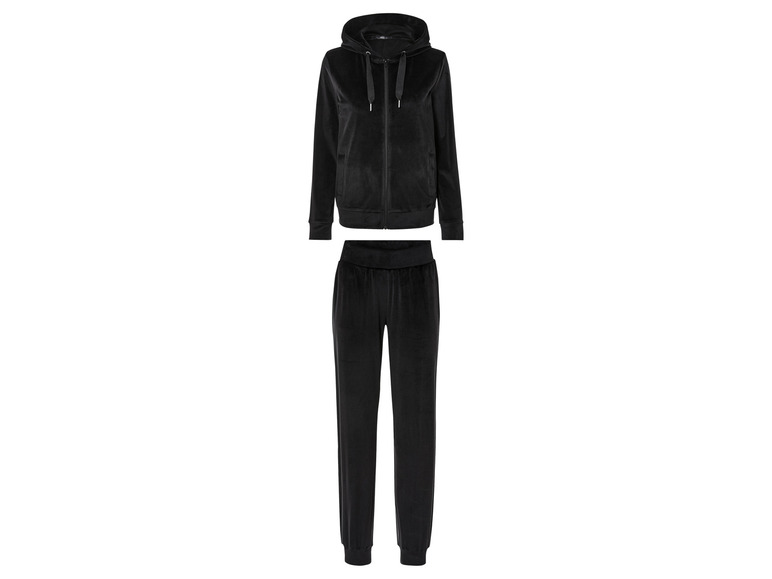 Blauw velours dames huispak hoodie van Ringella | Gratis verzending | Online de mooiste pyjama's
