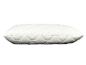 Oreiller blanc matelassé avec motif ondulé