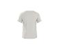 Dames T-shirt met korte mouwen in gebroken wit, achteraanzicht