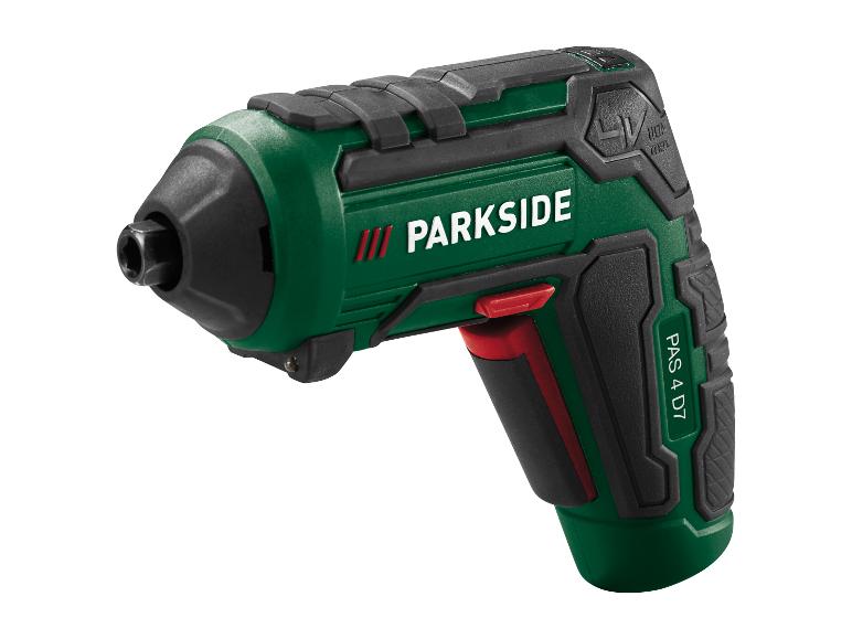 PARKSIDE PAS 4 D7 accuschroevendraaier in groen en zwart