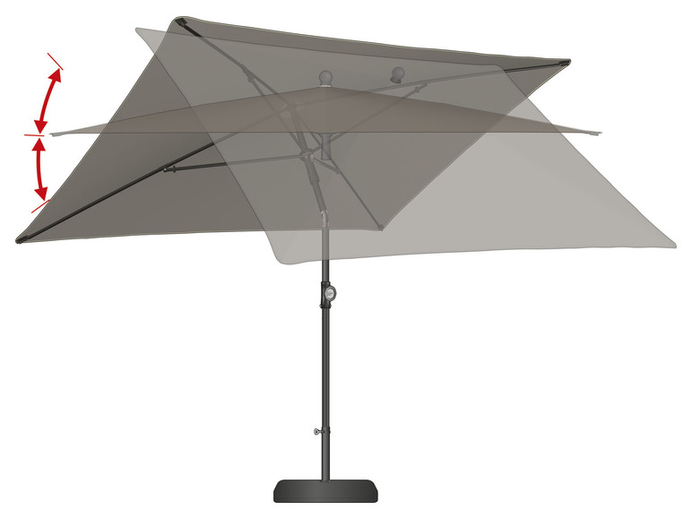 Ga naar volledige schermweergave: LIVARNO home Parasol, 210 x 140 cm - afbeelding 33