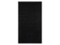 Tapis noir avec une bordure noire.