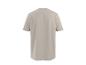T-shirt simple beige à manches courtes, vue de dos