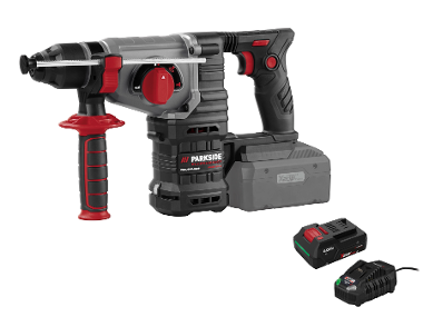 Marteau combiné sans fil 20 V PARKSIDE PERFORMANCE® PPAKH20 avec batterie intelligente et chargeur