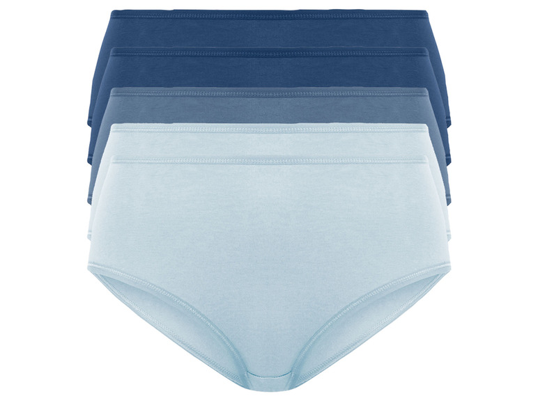 Aller en mode plein écran esmara® Set de 5 slips à taille haute en un mélange de coton - Photo 5