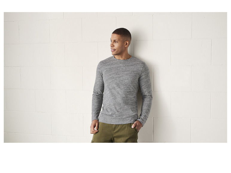 Ga naar volledige schermweergave: LIVERGY® Set van 2 shirts met lange mouwen - afbeelding 3