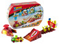 Ensemble de jeu T-Racers Turbo Tuning Teams avec voiture, lanceur, rampe et cactus.