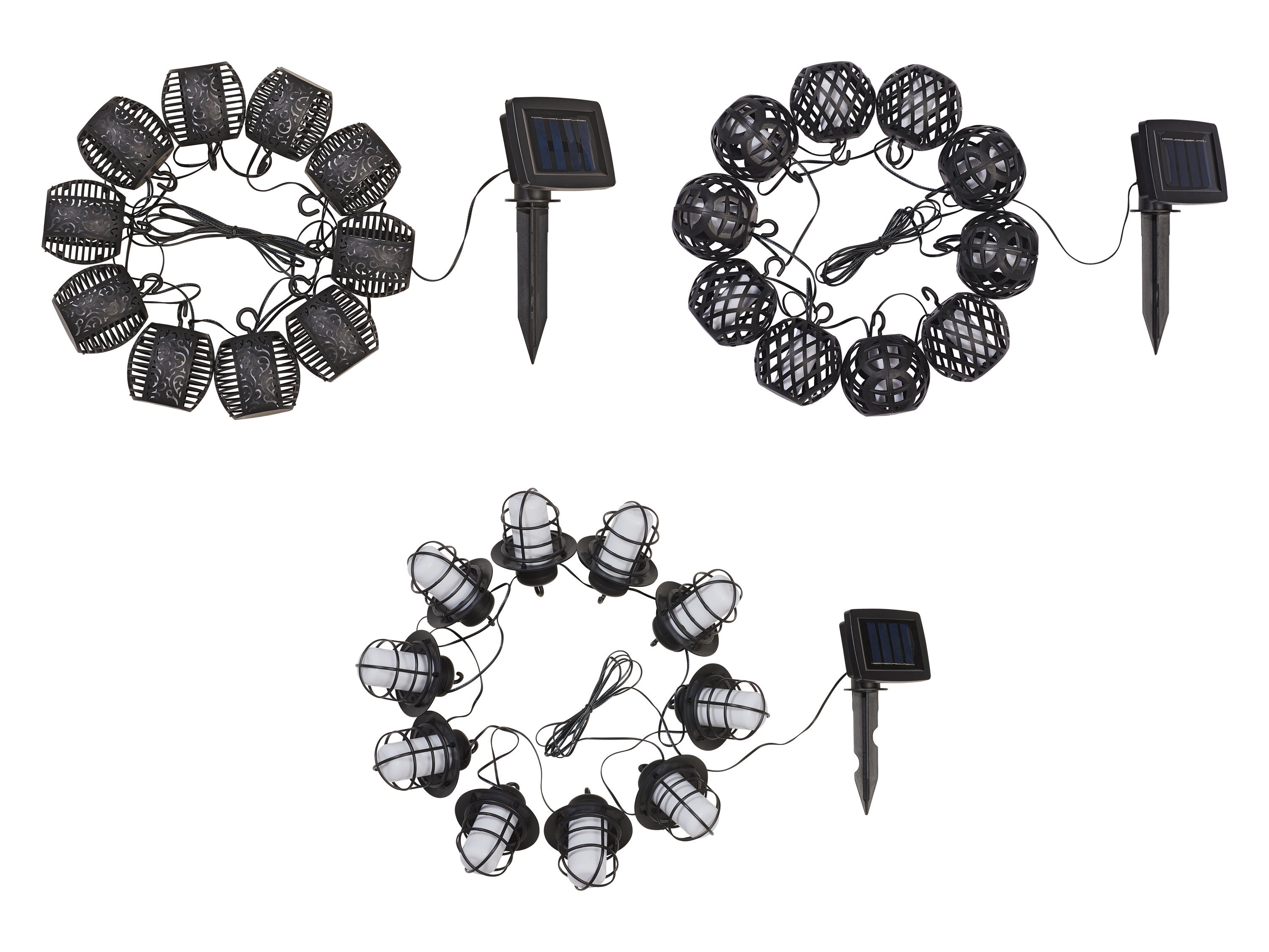 Solarledlichtketting met flikkereffect LIVARNO home