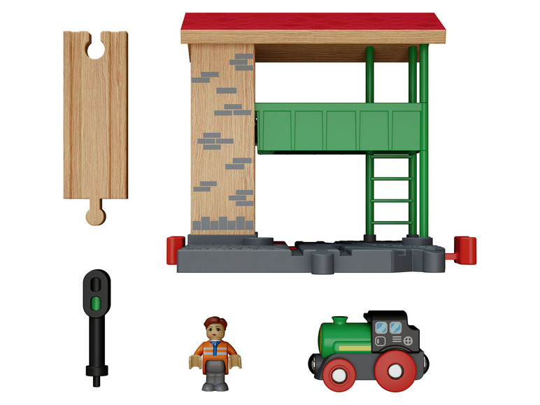 Ga naar volledige schermweergave: Playtive Uitbreidingsset voor houten spoorweg - afbeelding 14