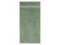 Groene handdoek met een getextureerde rand