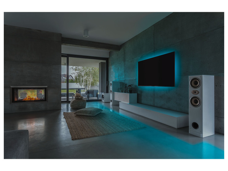 Aller en mode plein écran LIVARNO home Kit de rétro-éclairage pour TV - Photo 1