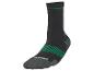 Chaussette de travail PARKISDE noire avec détails verts et gris