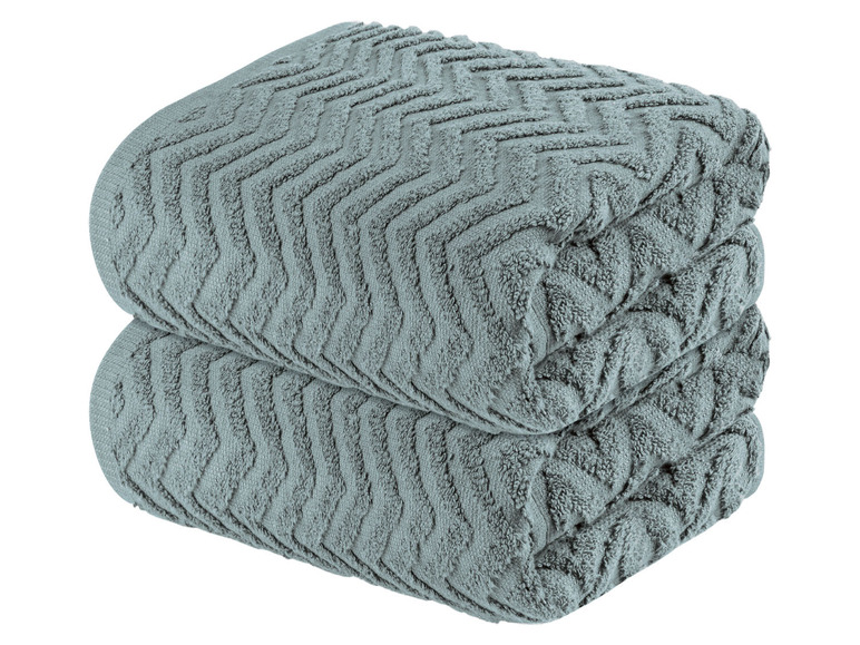 Ga naar volledige schermweergave: LIVARNO home Handdoek, set van 2, 50 x 100 cm - afbeelding 2