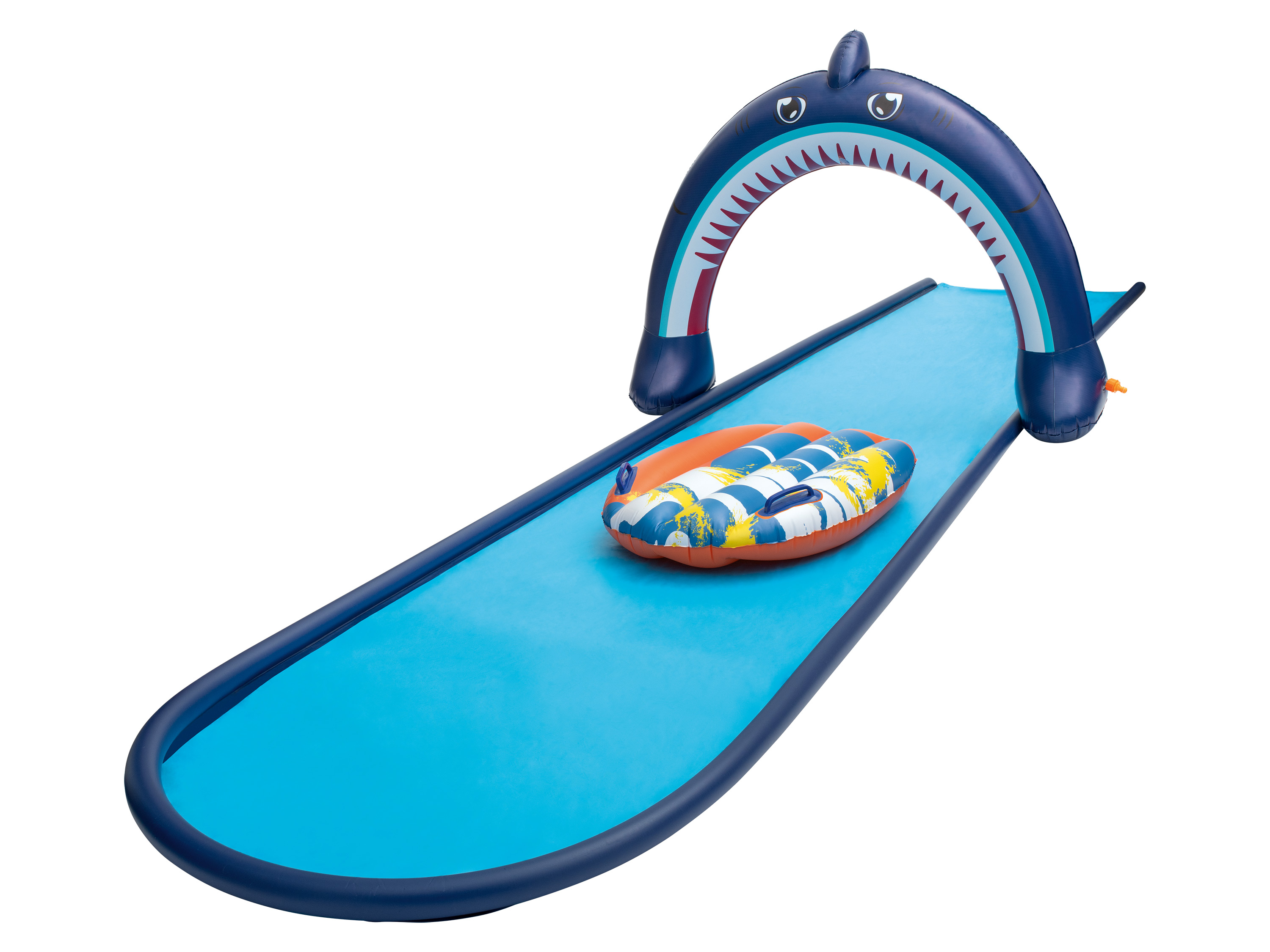 Waterglijbaan met haaienboog, incl. bodyboard Playtive