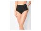 Zwarte high-waist onderbroek voor vrouwen.