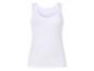 Débardeur blanc sans manches pour femme