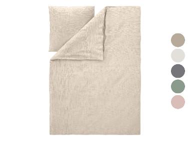 LIVARNO® Housse de couette en mousseline, 140 x 200 cm