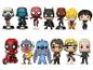 Une collection de figurines Funko Pop! avec des personnages de Star Wars, Marvel, DC, Disney et autres franchises.