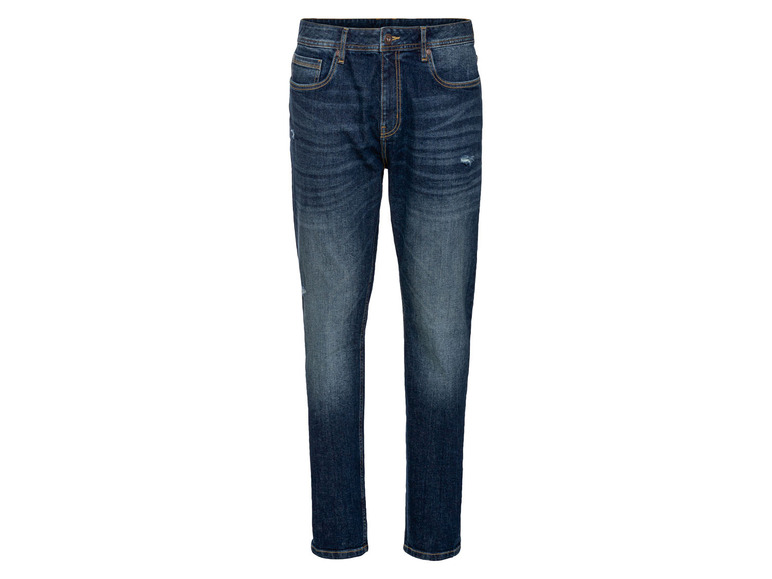 Ga naar volledige schermweergave: LIVERGY® Tapered fit jeans van een katoenmix - afbeelding 11