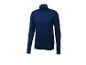 Donkerblauw shirt met lange mouwen en rits