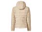 Doudoune beige à capuche, vue arrière