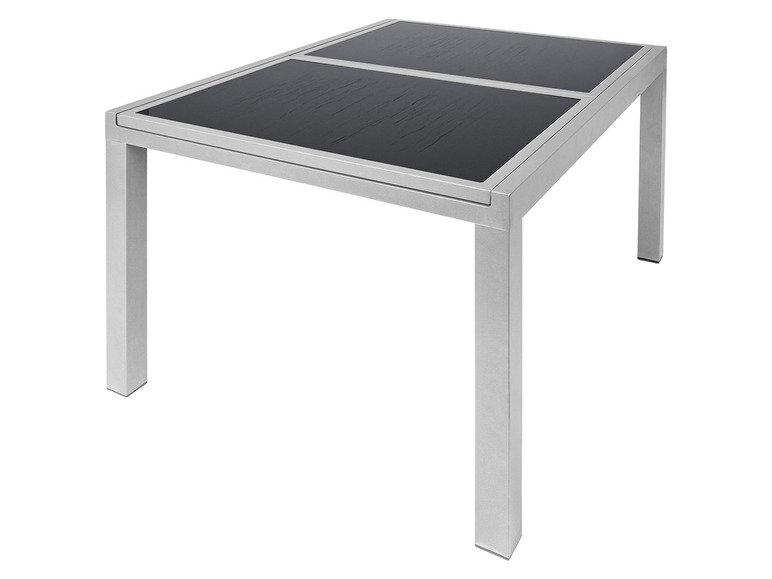 Aller en mode plein écran Table de jardin en aluminium gris extensible LIVARNO home Houston - Photo 3