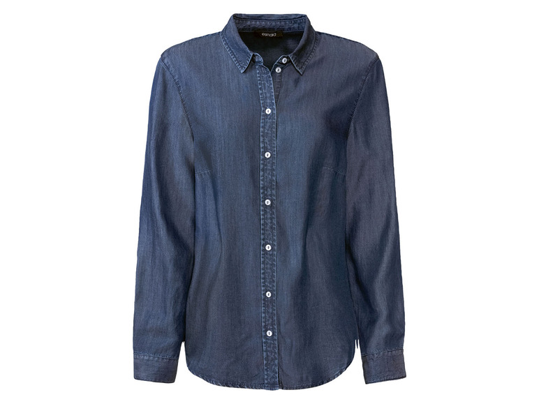 Ga naar volledige schermweergave: esmara® Blouse met denim-look - afbeelding 3