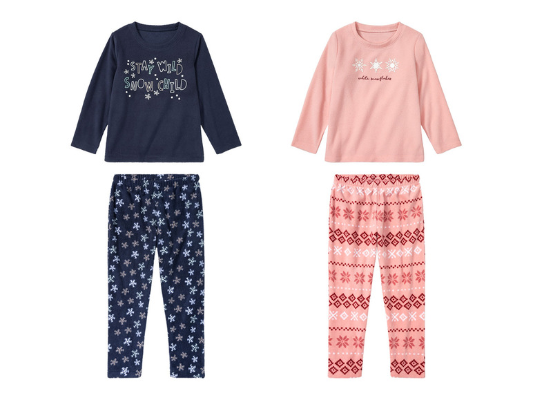 Ga naar volledige schermweergave: lupilu® Fleece pyjama - afbeelding 1
