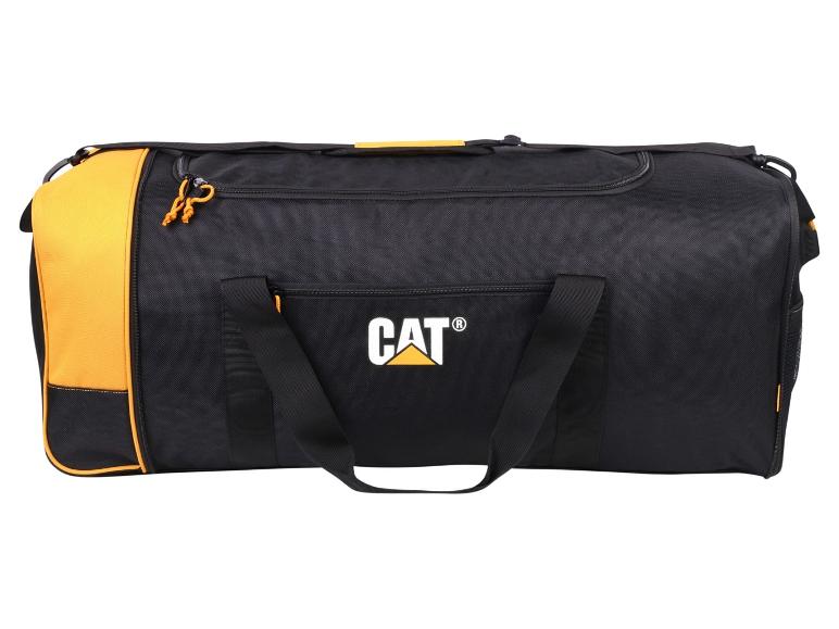 Zwart-gele CAT sporttas.