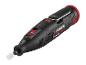 Parkside Performance borstelloos roterend gereedschap met batterij-indicator en accessoires.