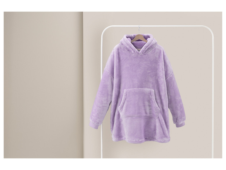 Ga naar volledige schermweergave: Pluchen oversized trui - afbeelding 7