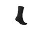 Une chaussette noire sur fond blanc