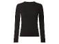 Zwart geribbeld shirt met lange mouwen