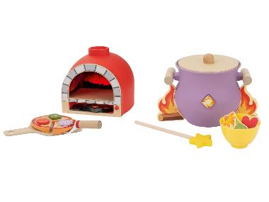 LUPILU® Four à pizza / chaudron magique en bois