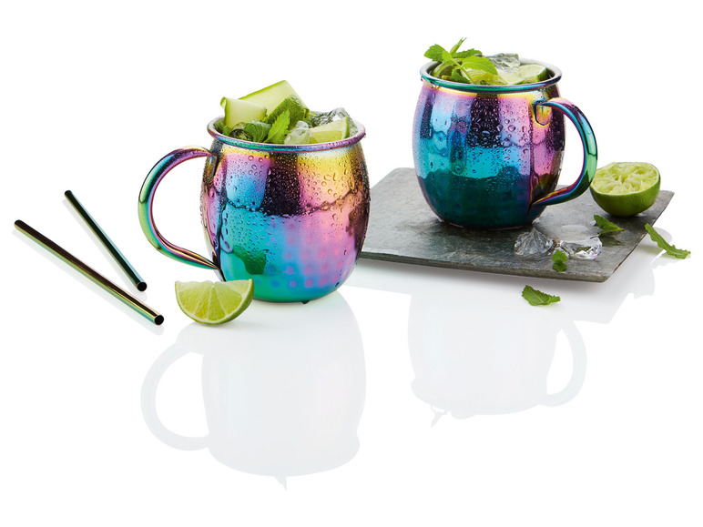 Ga naar volledige schermweergave: ERNESTO® Bekerset voor Moscow Mule, 4-delig - afbeelding 9