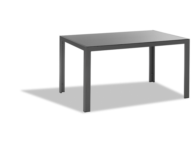 Aller en mode plein écran Table de jardin en aluminium anthracite plateau réversible LIVARNO home Toronto - Photo 4