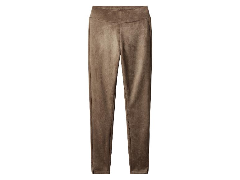 Bruine suède legging