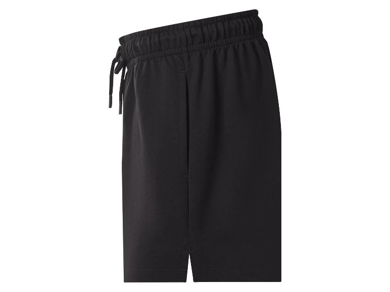 Zwarte sportshort met trekkoord in de taille