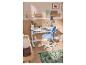 Chaise de bureau pour enfant LIVARNO bleue dans une chambre d'enfant.