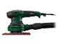Een groene Parkside PMFS 200 C3 schuurmachine met stofzuigerfunctie.