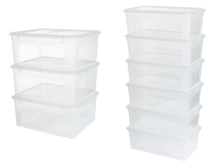 Ga naar volledige schermweergave: LIVARNO home Opbergboxen, set van 3 of 6, 4 L of 14 L - afbeelding 1