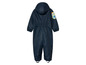 Een donkerblauwe Paw Patrol winterslaappak met capuchon.
