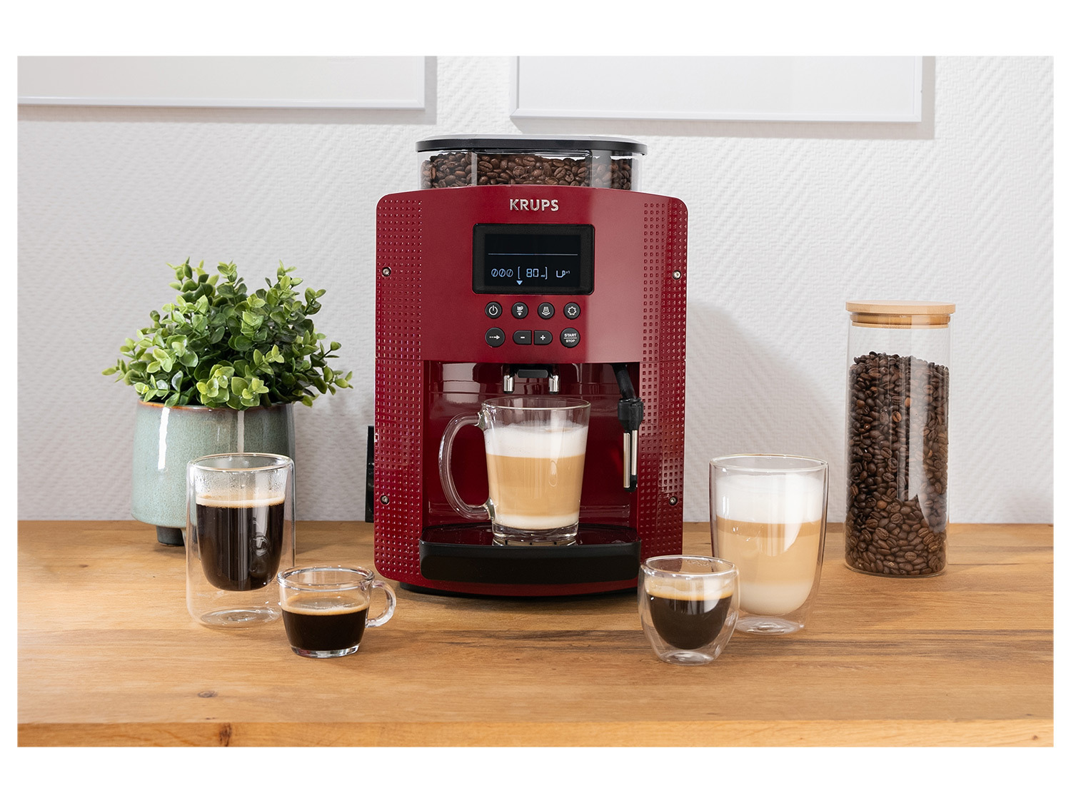 Krups Machine à café automatique EA8155, 1 450 W