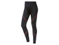 Zwarte sportlegging met rode details.