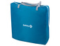 Blauwe opbergtas voor een Safety 1st babybedje.